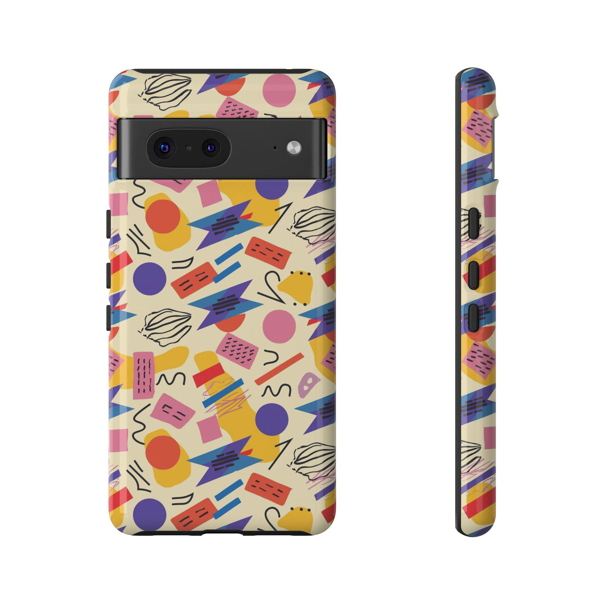 90s Themed Seamless Pattern Phone Case – Embrace Retro Style and Protection 270