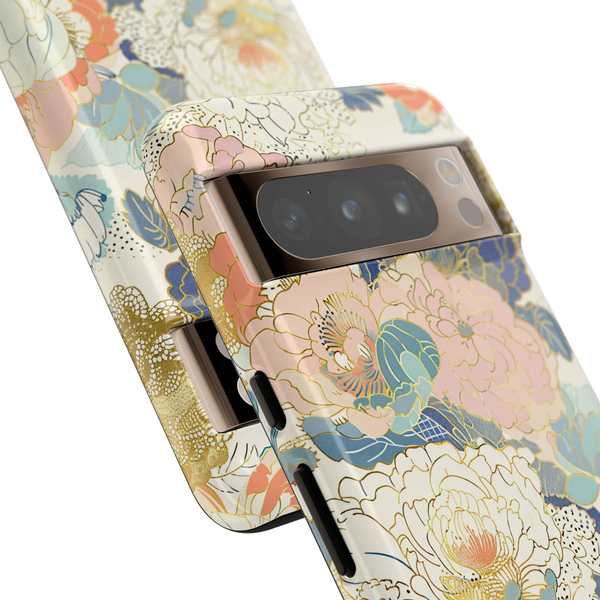 Japanese Blossom Asian Floral Design Phone Case – Elegant Floral Phone Cover 4