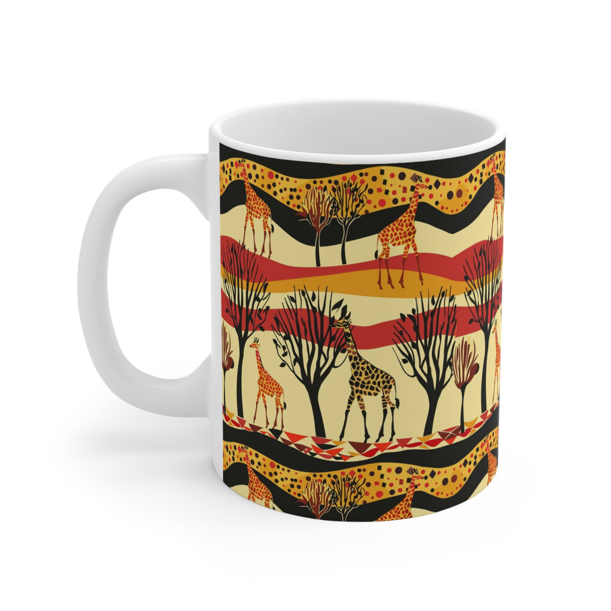 All-Over African Pattern Coffee Mug 647