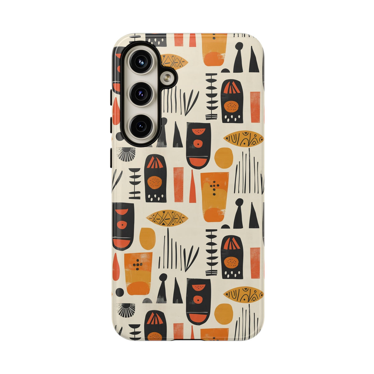 Stylish African Pattern Phone Case – Unique and Vibrant Protection 208