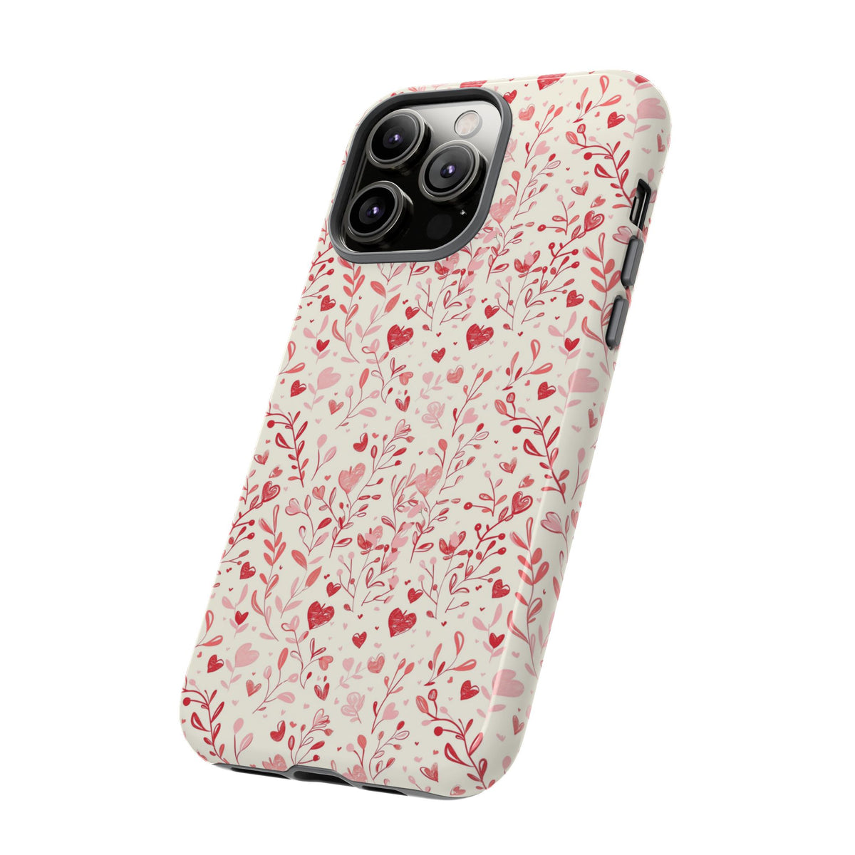 Heart Pattern Phone Case – Stylish & Loving Design for Your Device 823