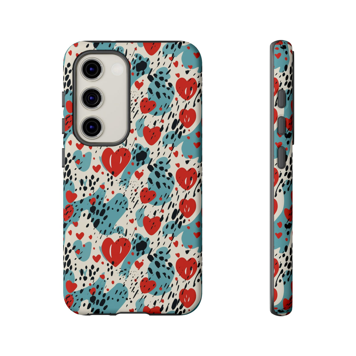 Heart Pattern Phone Case – Stylish & Loving Design for Your Device 822