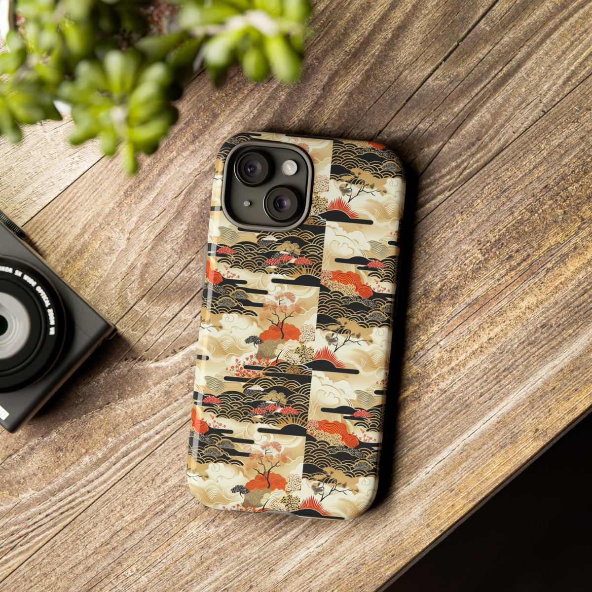 Japanese Pattern Phone Case – Elegant & Timeless Design for Your Phone 123