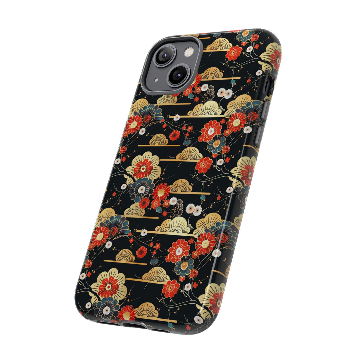 Japanese Pattern Phone Case – Elegant & Timeless Design for Your Phone 063