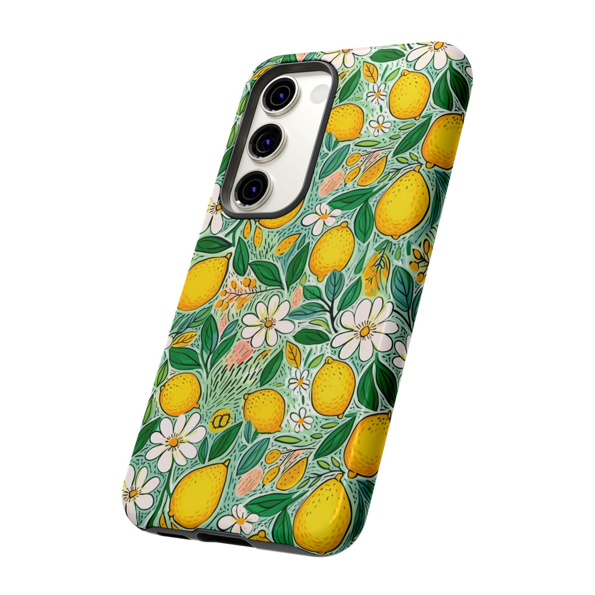 Cute Summer Lemons Phone Case – Refreshing Citrus Design for Your Phone 3