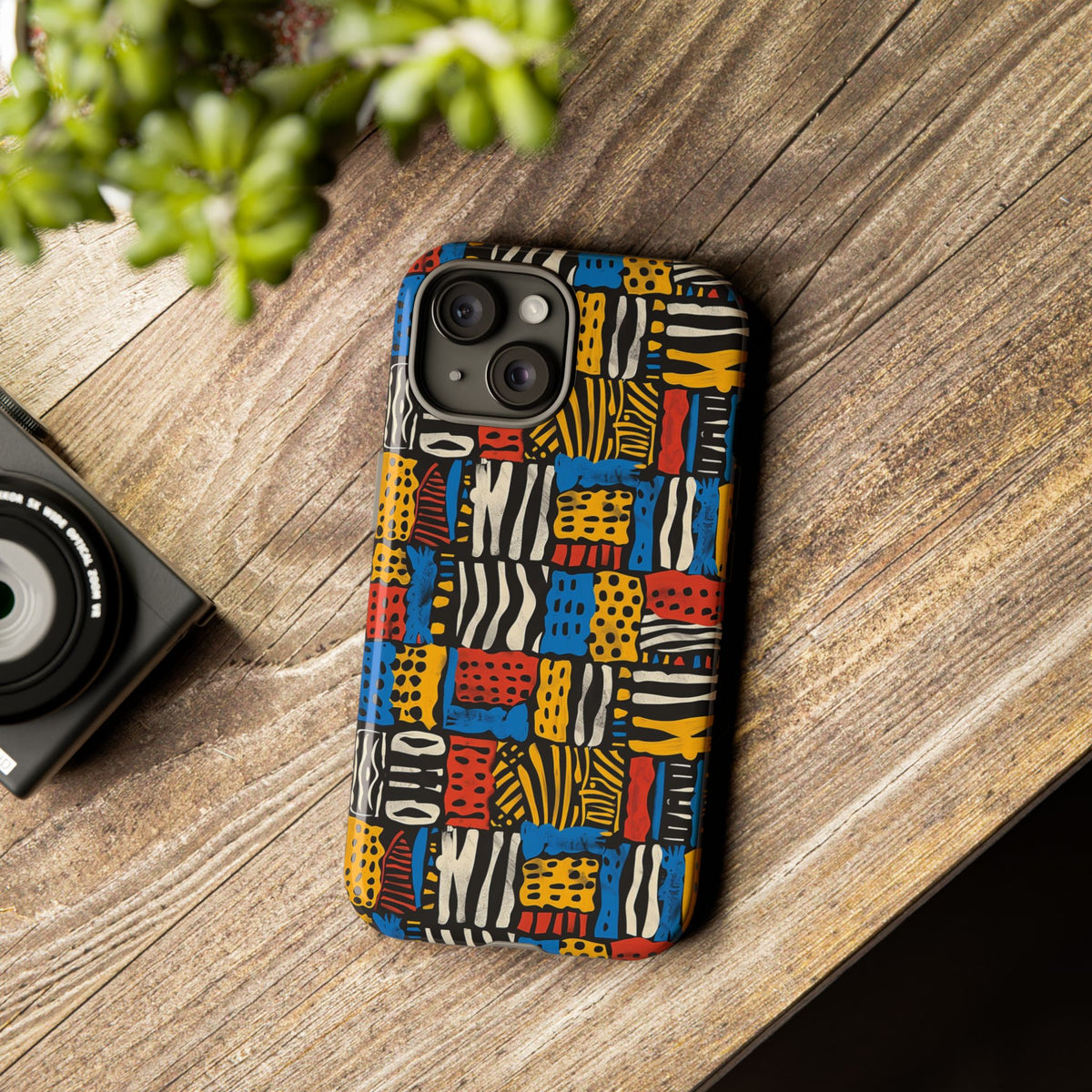 Stylish African Pattern Phone Case – Unique and Vibrant Protection 179