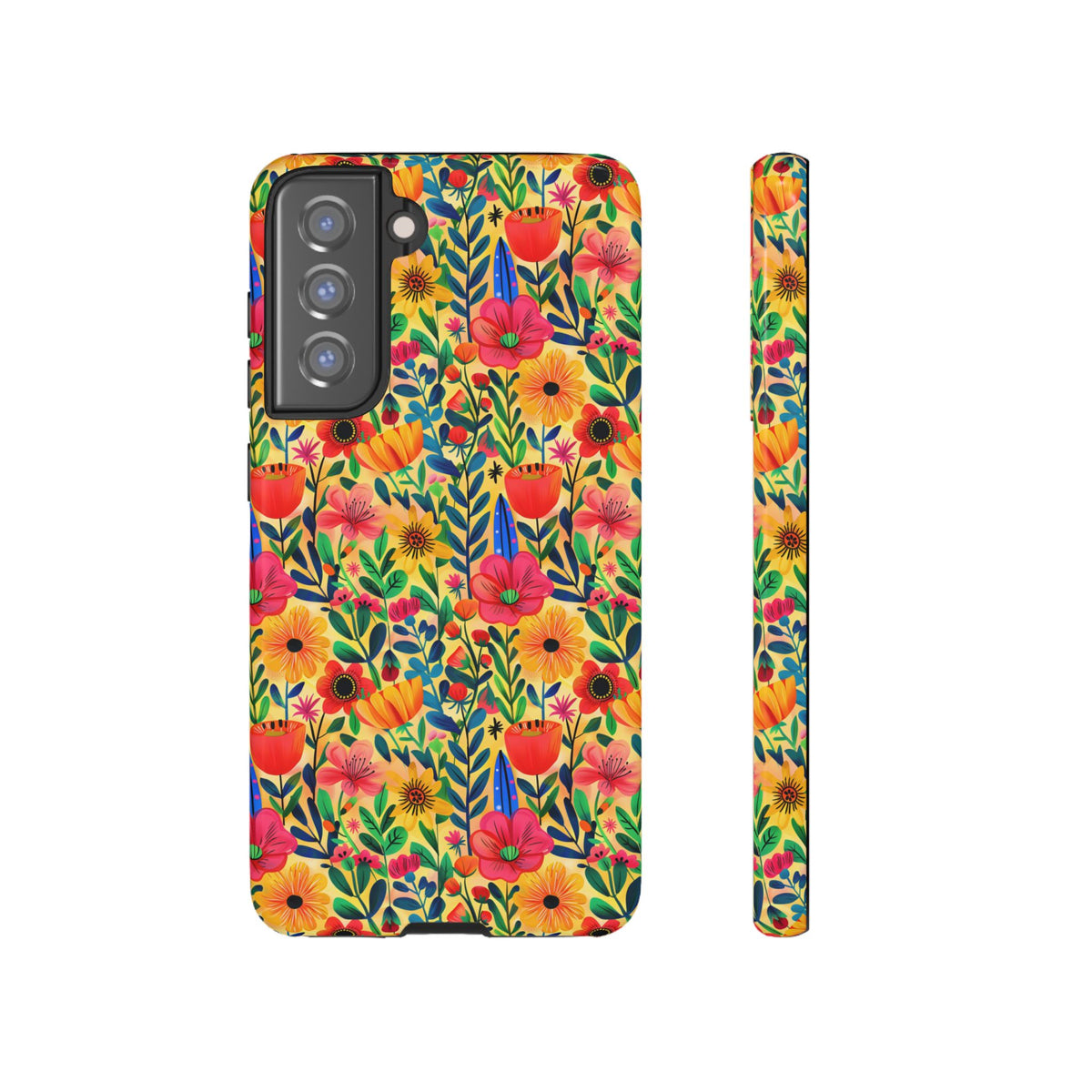 Frida Kahlo's Flower Phone Case – Artistic Elegance for Your Phone 7