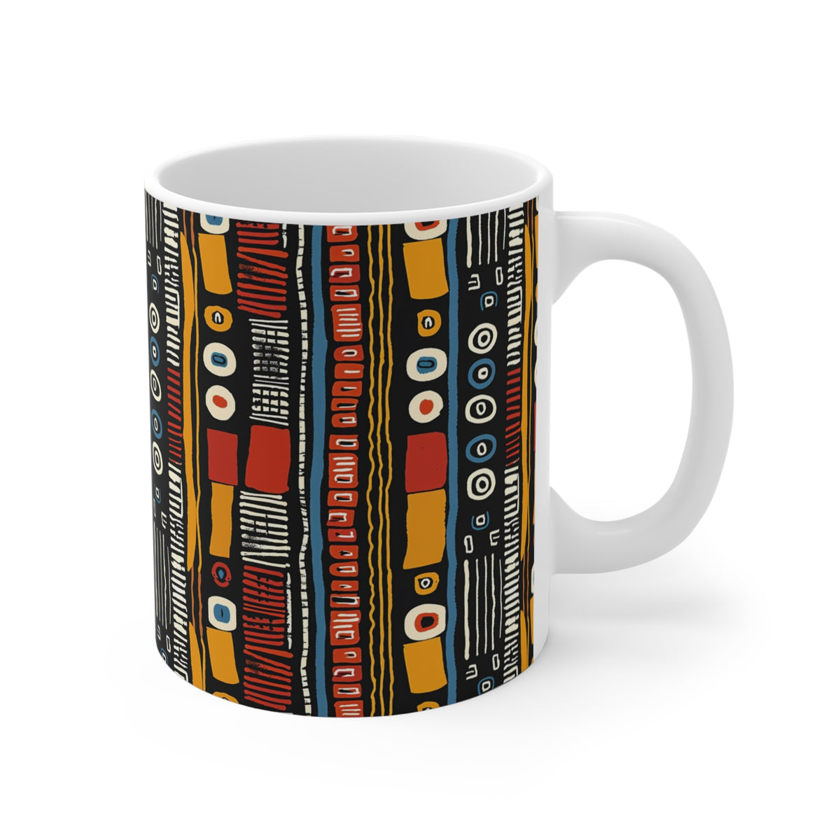 All-Over African Pattern Coffee Mug 691