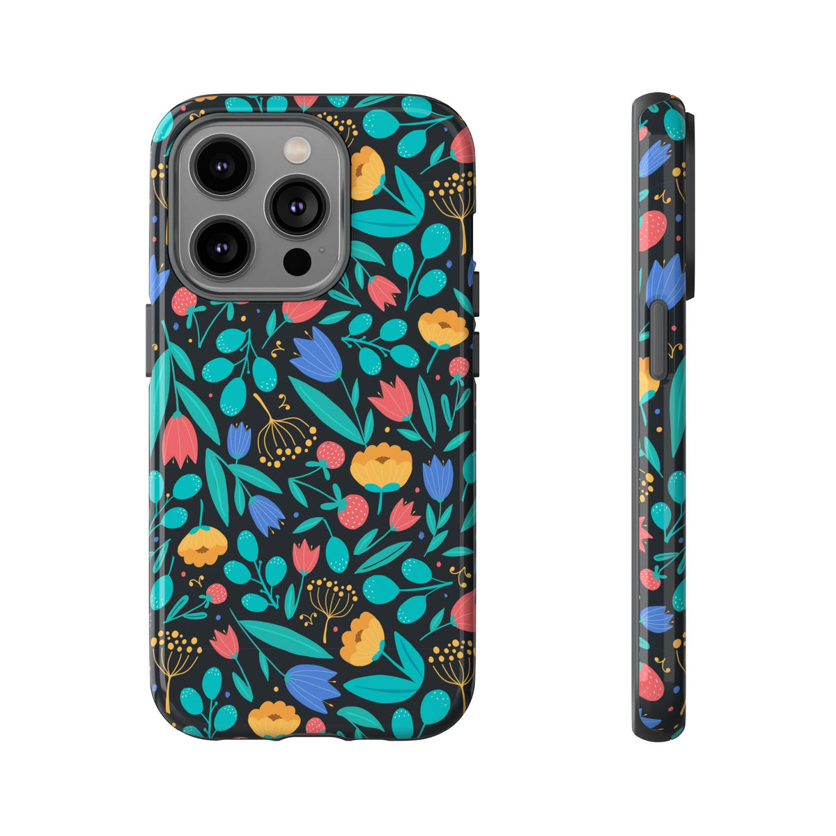 Colorful Little Flower Design Phone Case – Bright and Cheerful Floral Phone Cover