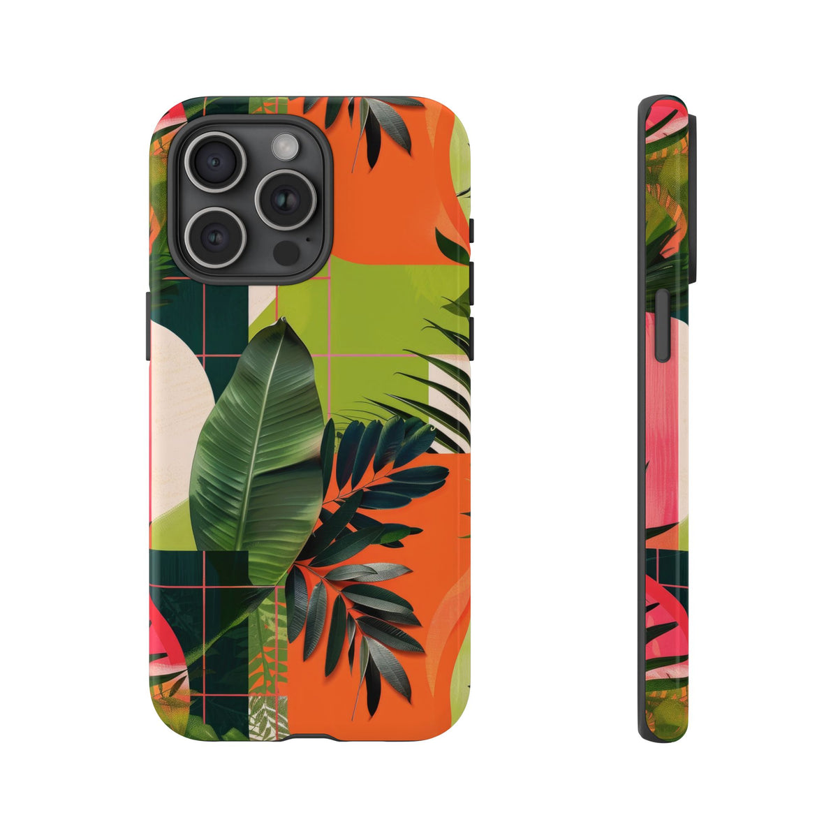 Jungle Collage Phone Case – Vibrant & Durable Nature-Inspired Protection