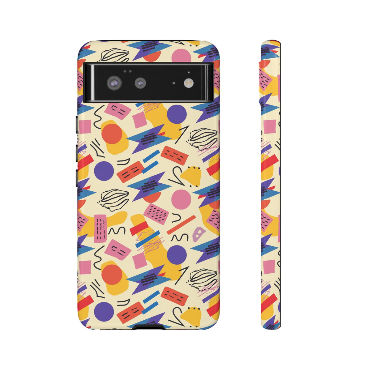 90s Themed Seamless Pattern Phone Case – Embrace Retro Style and Protection 270