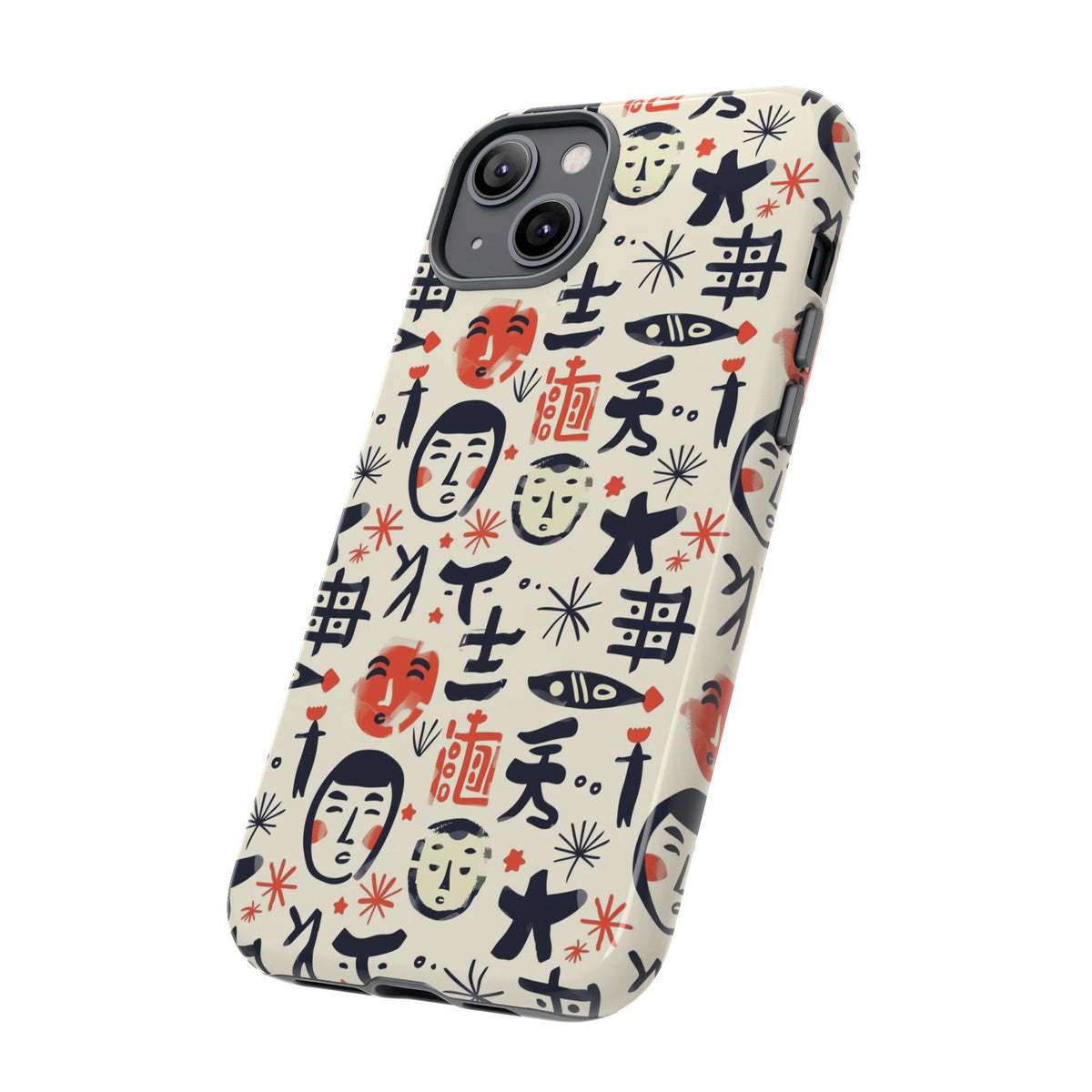 Japanese Pattern Phone Case – Elegant & Timeless Design for Your Phone 092