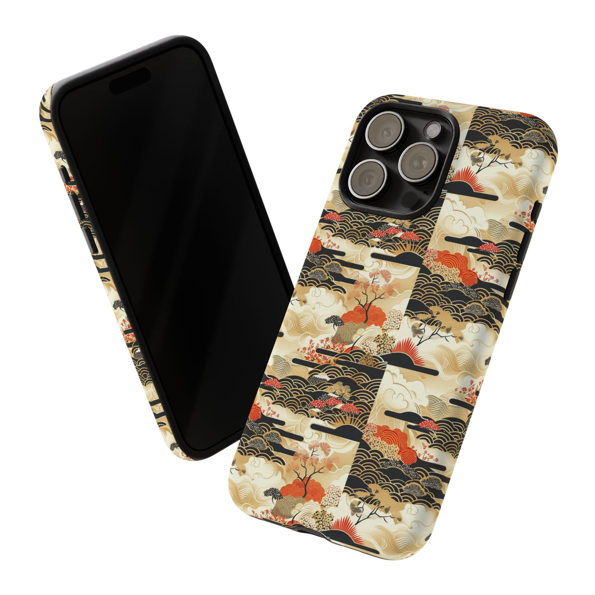 Japanese Pattern Phone Case – Elegant & Timeless Design for Your Phone 123