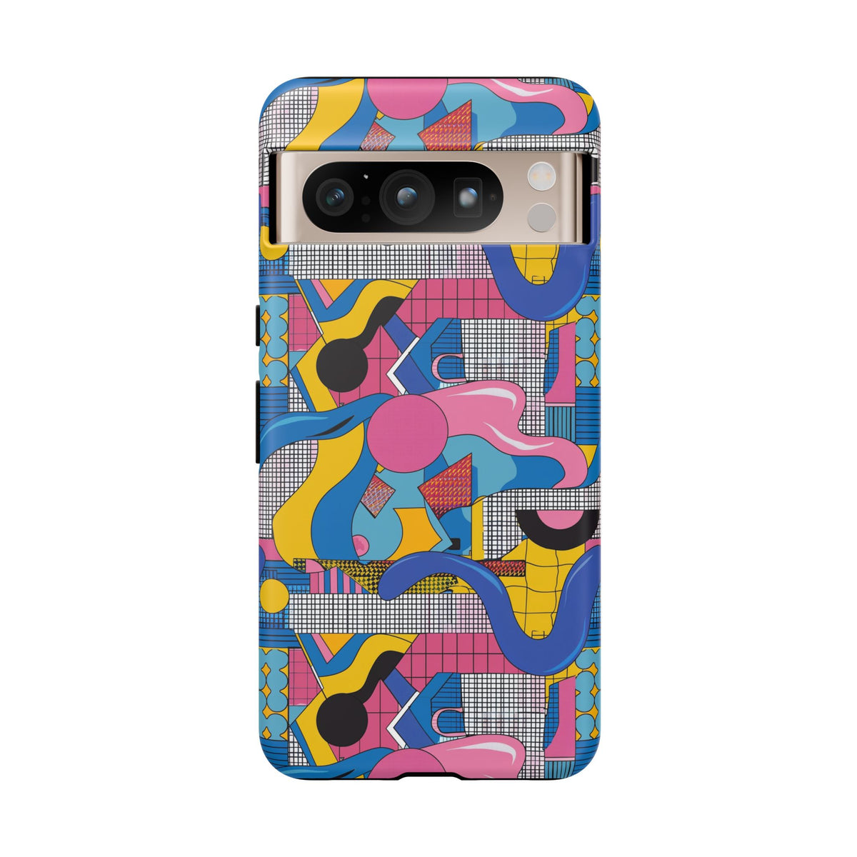 90s Themed Seamless Pattern Phone Case – Embrace Retro Style and Protection 224