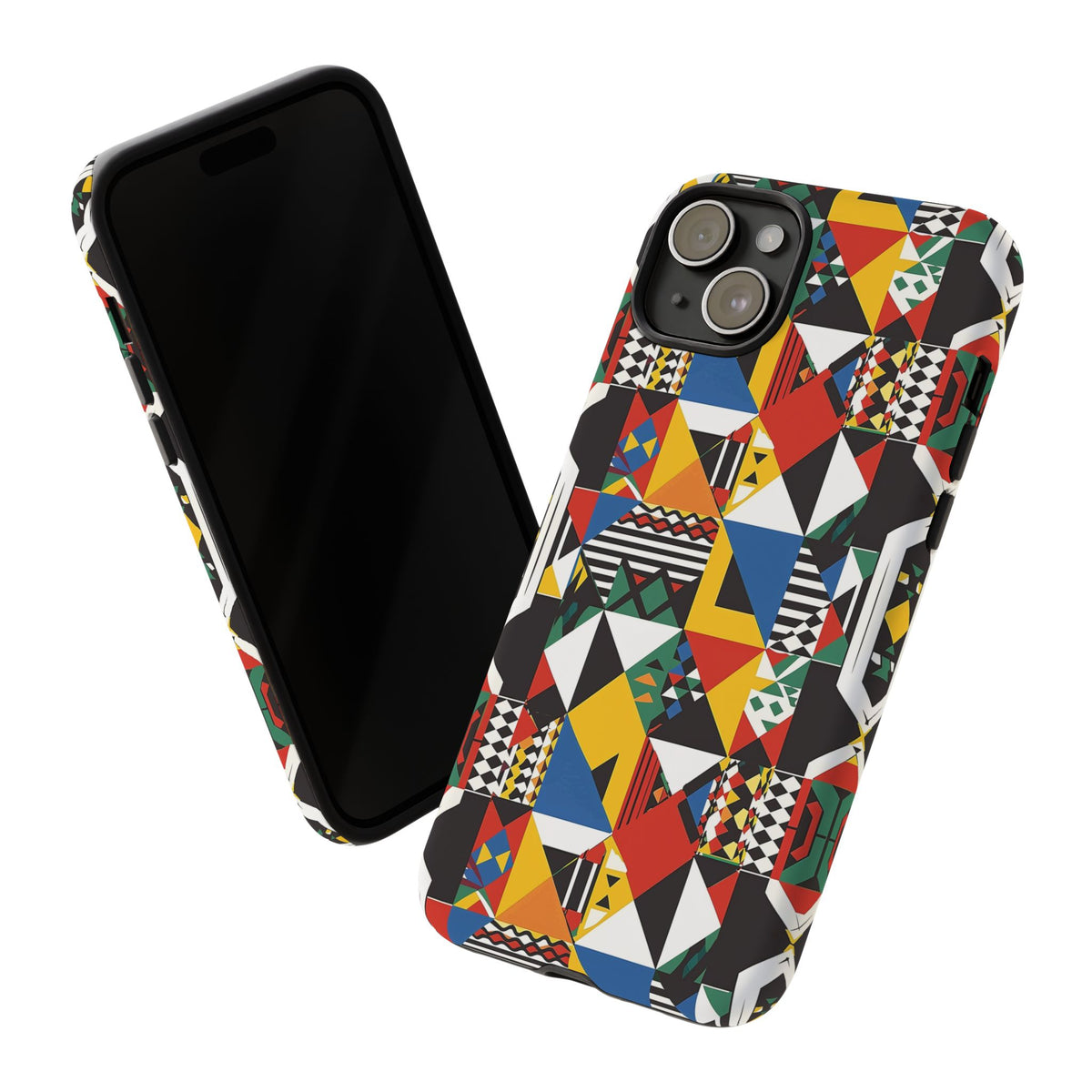 Stylish African Pattern Phone Case – Unique and Vibrant Protection 182