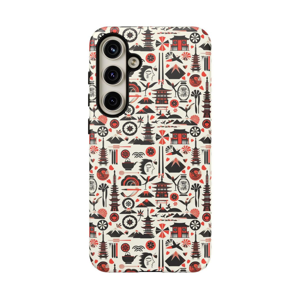 Japanese Pattern Phone Case – Elegant & Timeless Design for Your Phone 006