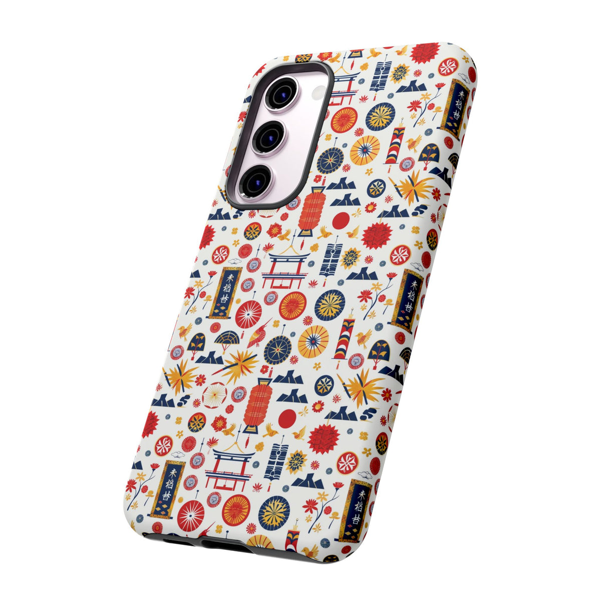 Japanese Pattern Phone Case – Elegant & Timeless Design for Your Phone 118