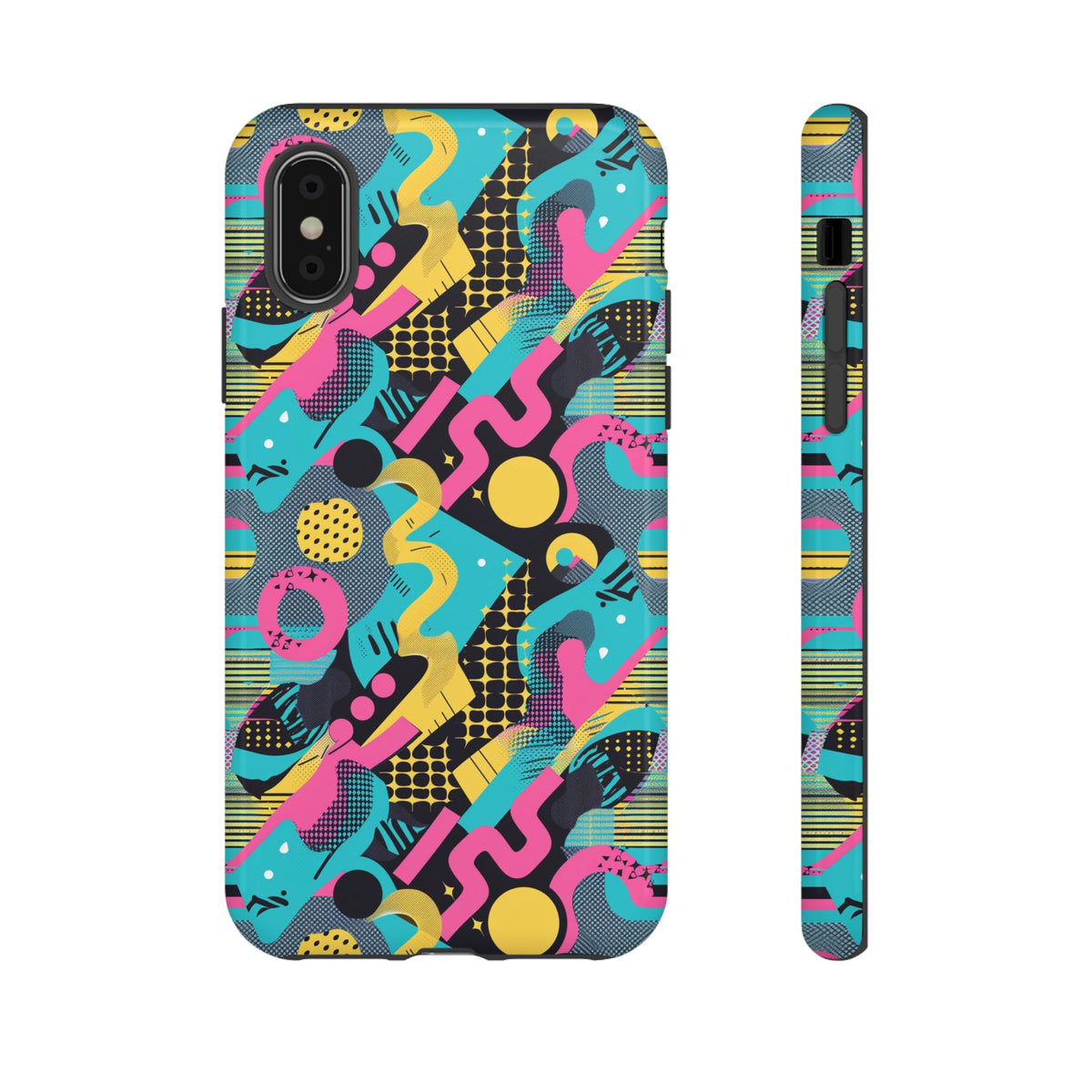 Retro 80s Seamless Phone Case – Vintage Style Meets Modern Protection 138