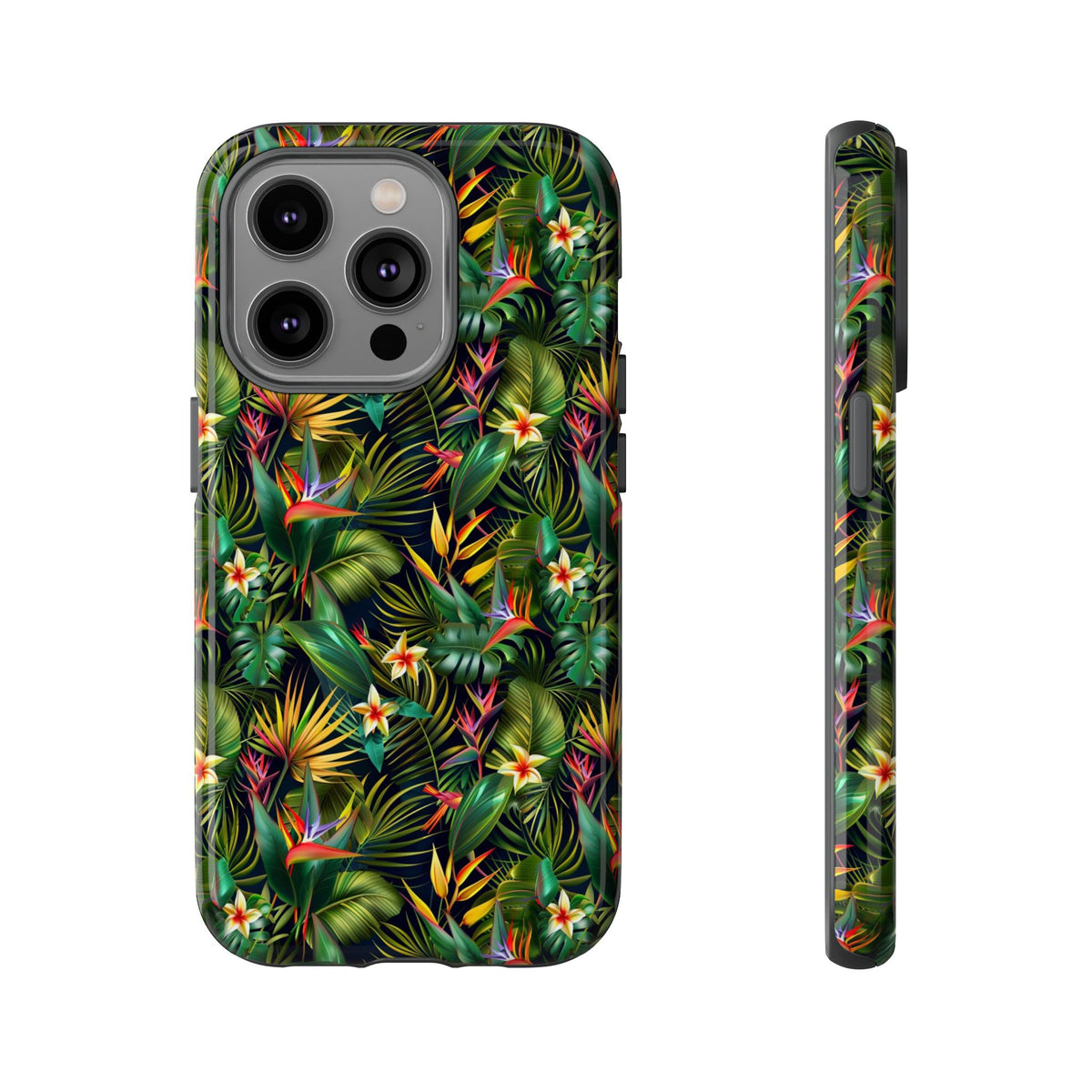 Jungle Pattern Phone Case – Exotic & Lush Design for Your Phone 348