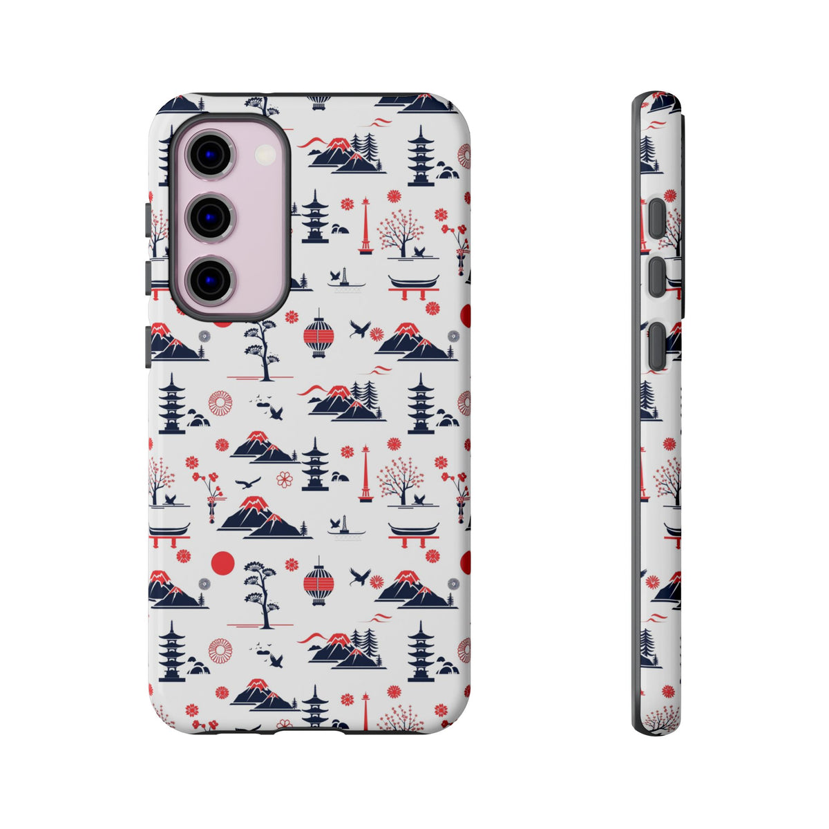 Japanese Pattern Phone Case – Elegant & Timeless Design for Your Phone 079