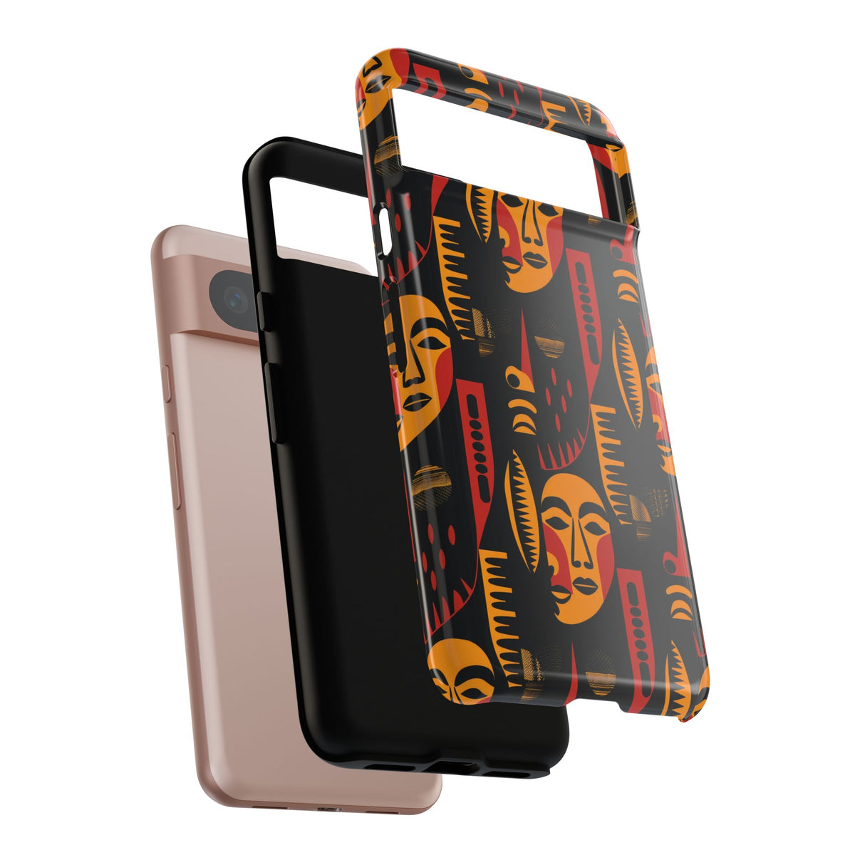 Stylish African Pattern Phone Case – Unique and Vibrant Protection 203