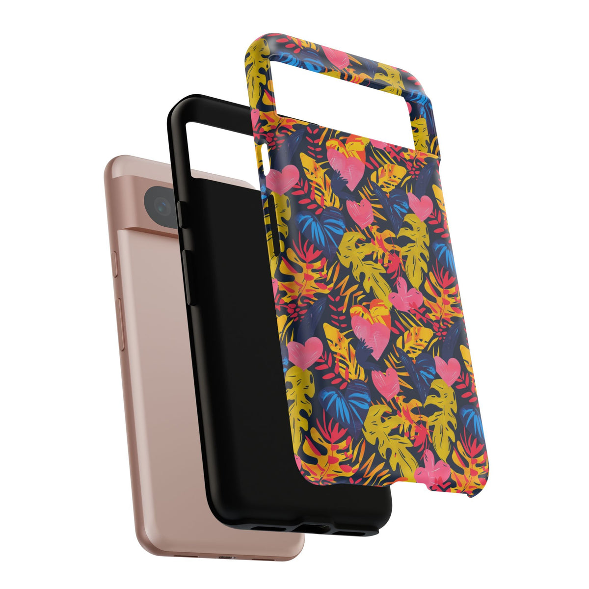 Heart Pattern Phone Case – Stylish & Loving Design for Your Device 360