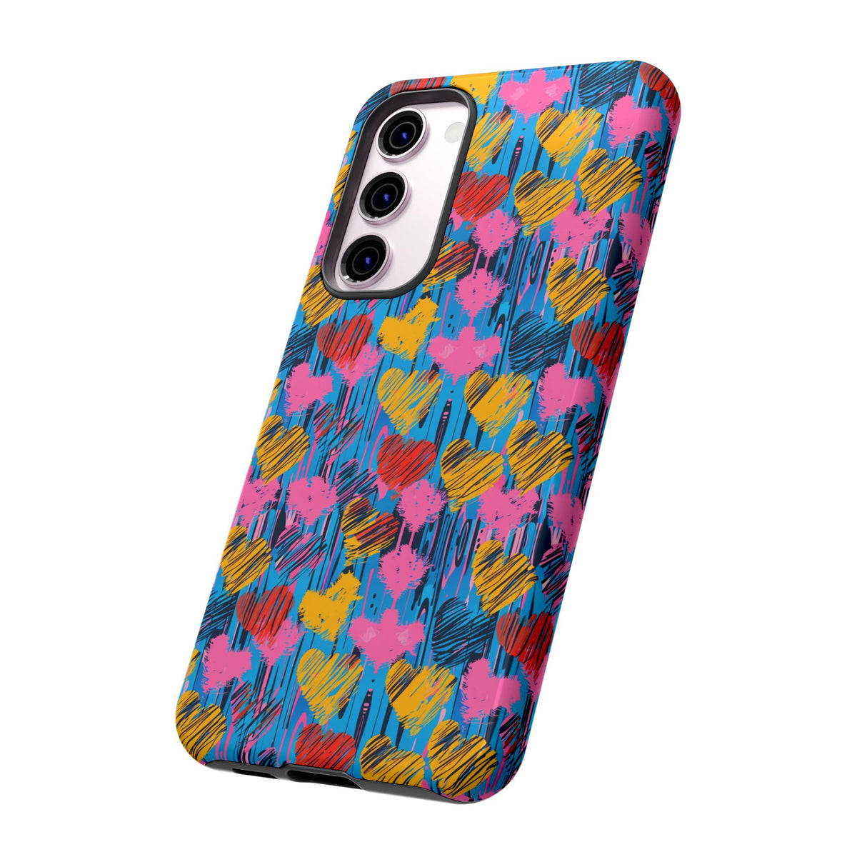 Heart Pattern Phone Case – Stylish & Loving Design for Your Device 262