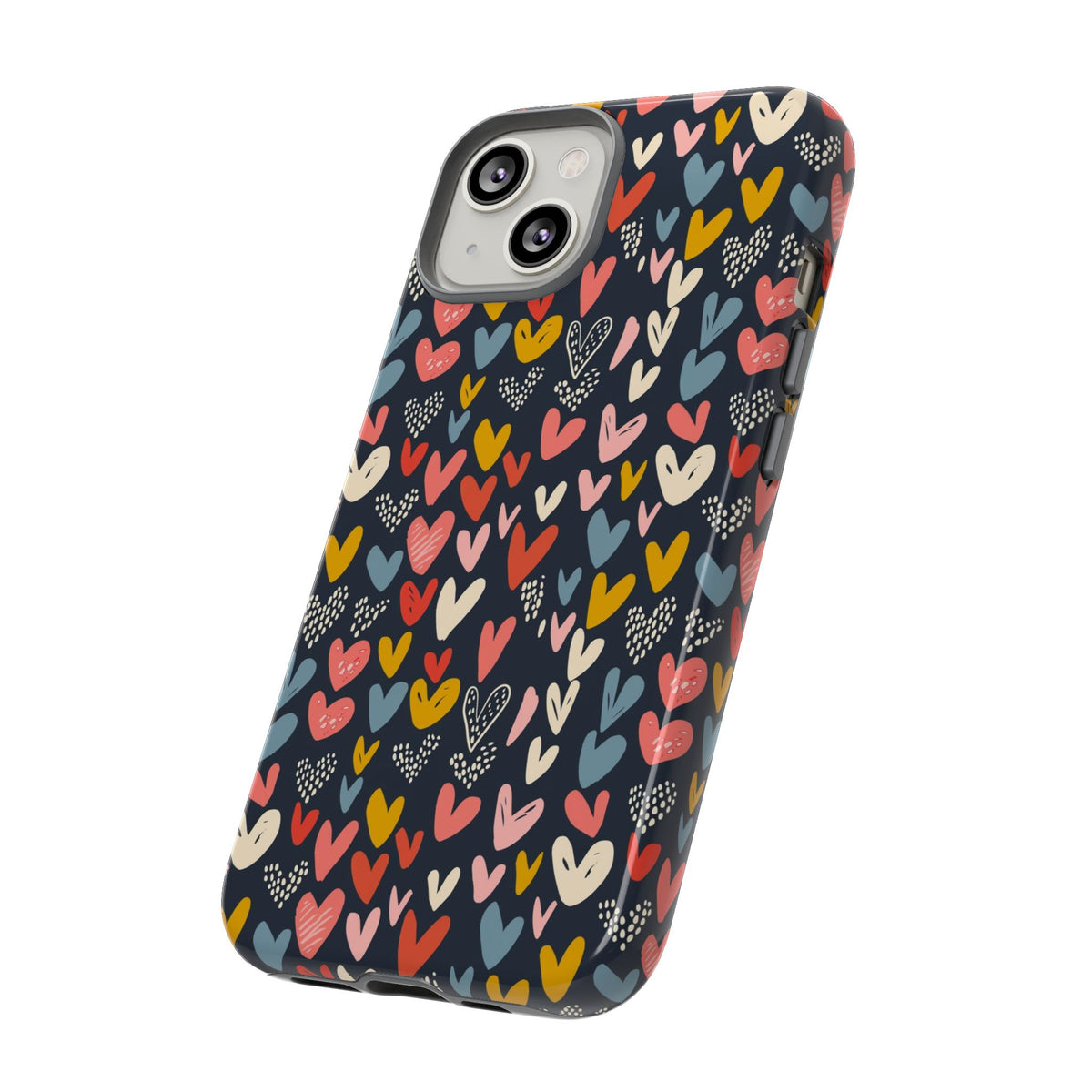 Heart Pattern Phone Case – Stylish & Loving Design for Your Device 816