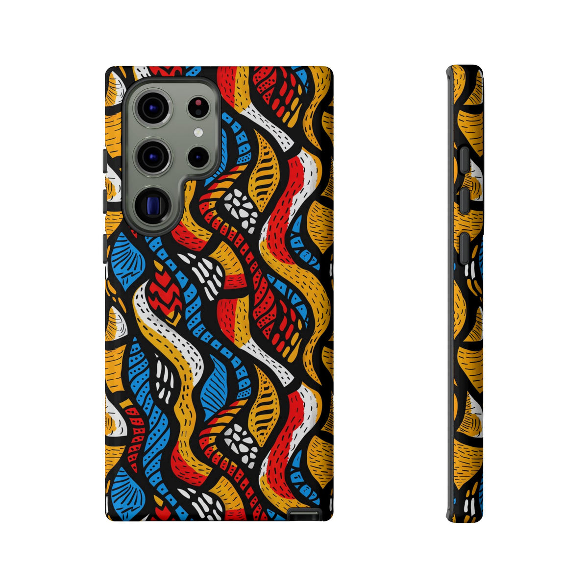 Stylish African Pattern Phone Case – Unique and Vibrant Protection 155