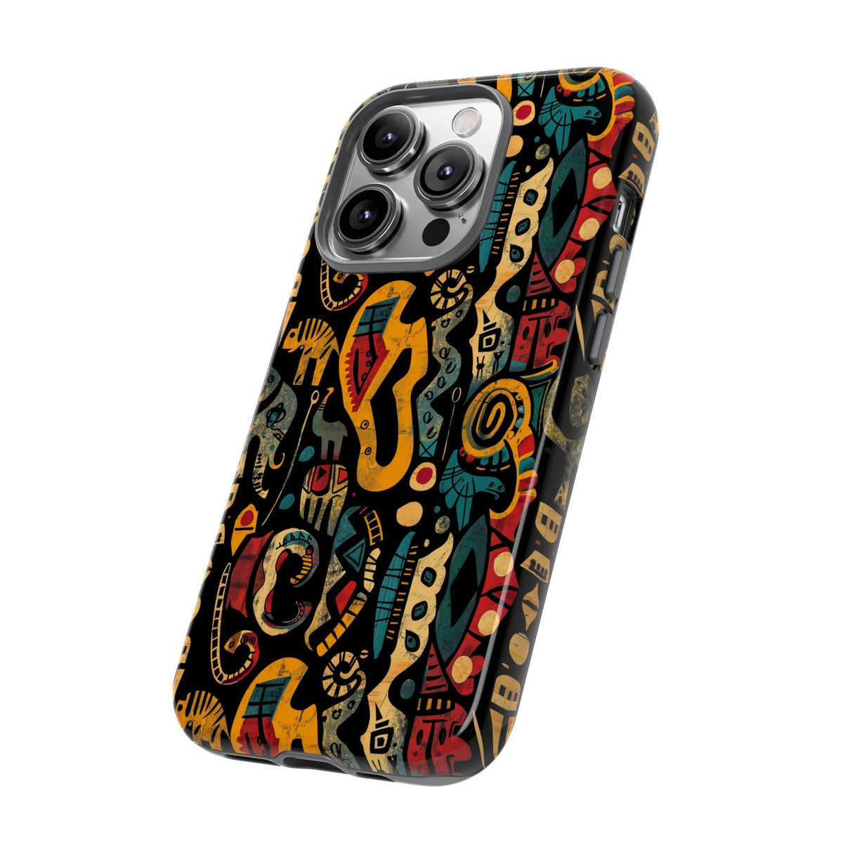 Stylish African Pattern Phone Case – Unique and Vibrant Protection 153