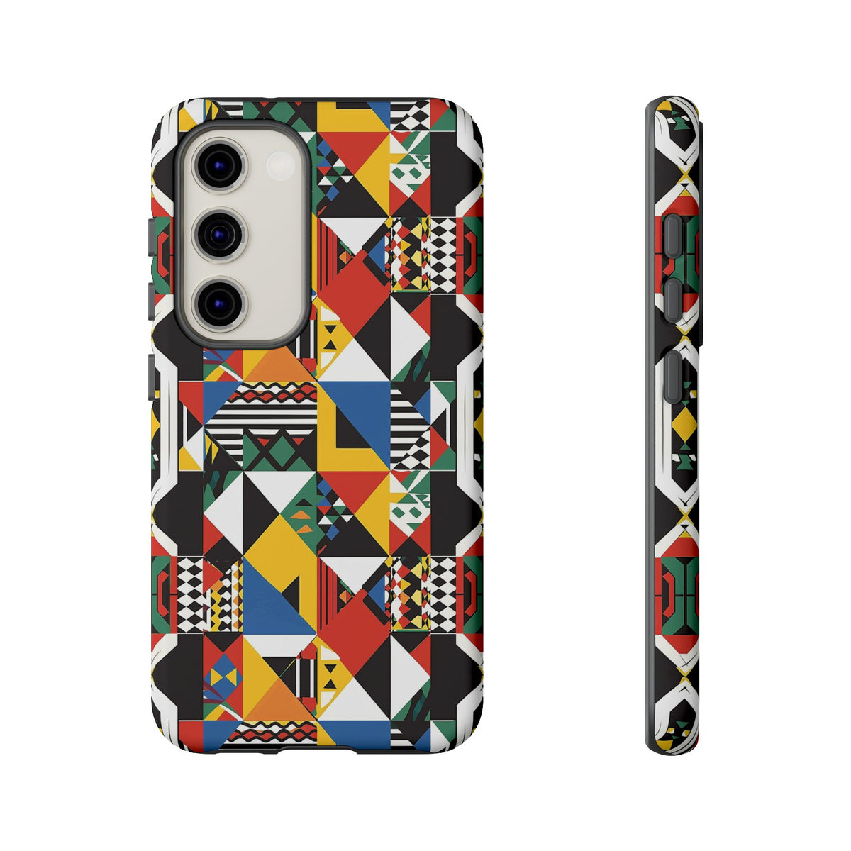 Stylish African Pattern Phone Case – Unique and Vibrant Protection 182