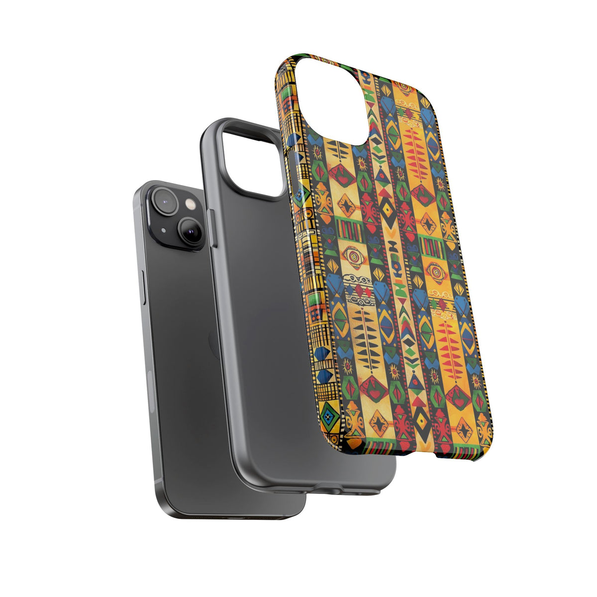 Stylish African Pattern Phone Case – Unique and Vibrant Protection 163