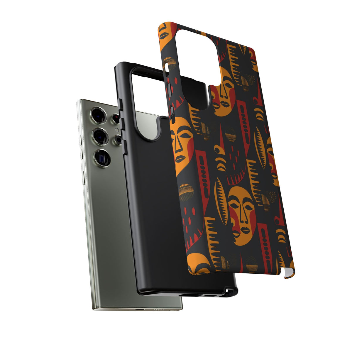 Stylish African Pattern Phone Case – Unique and Vibrant Protection 203