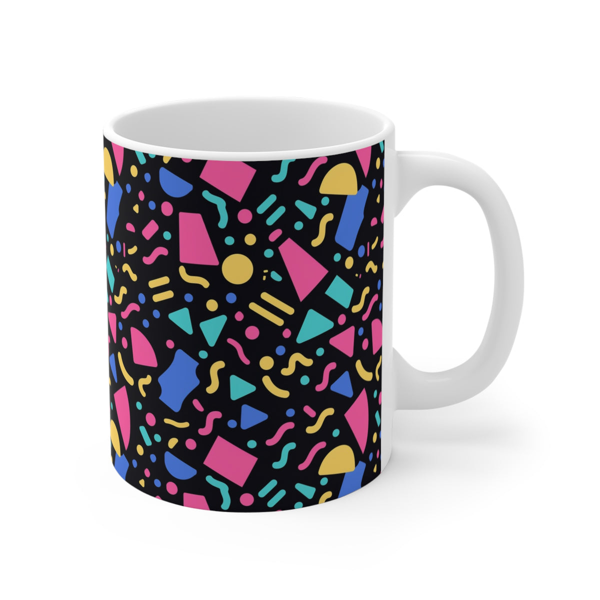 90s Retro Coffee Mug - Full Wrap Design 595