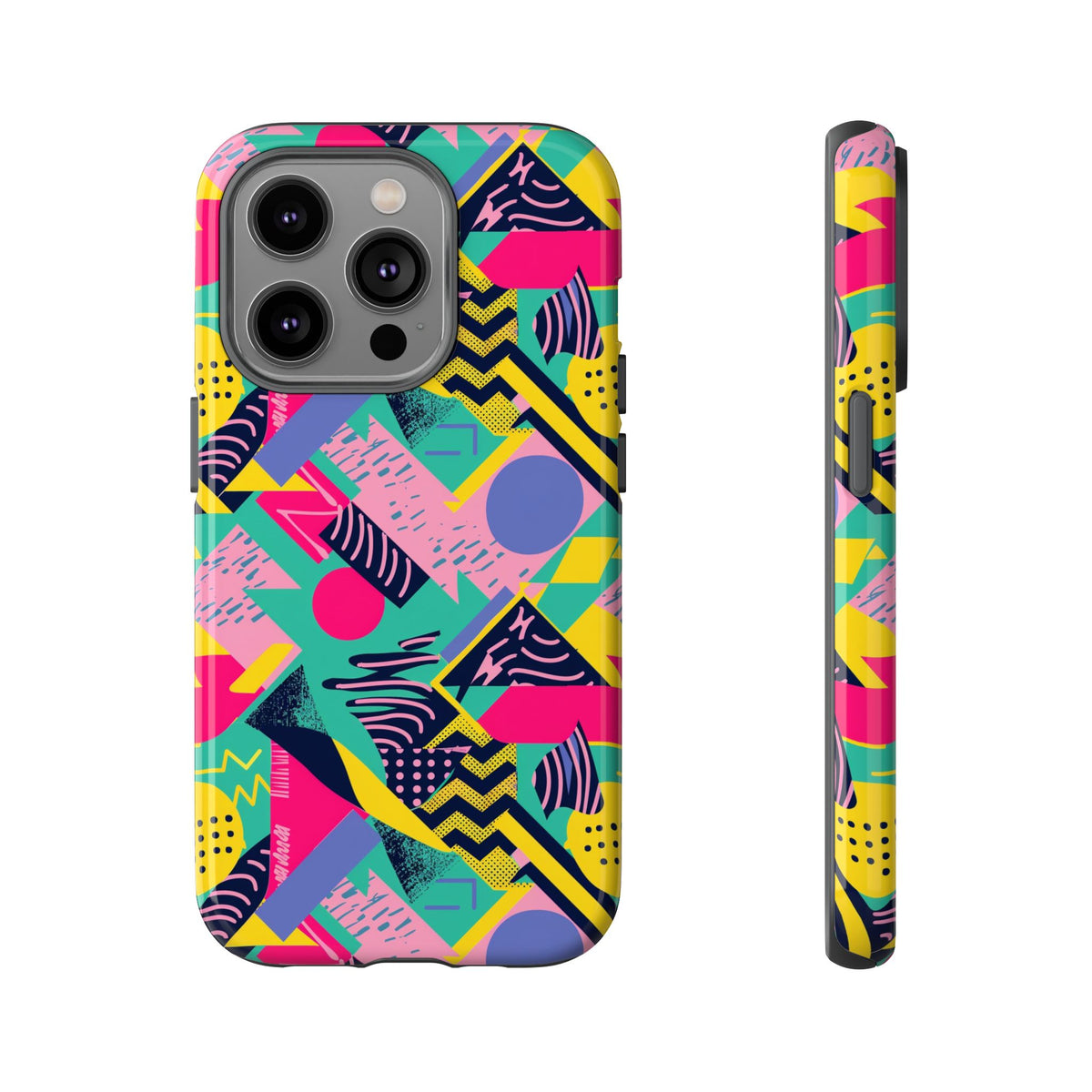 Retro 80s Seamless Phone Case – Vintage Style Meets Modern Protection 078