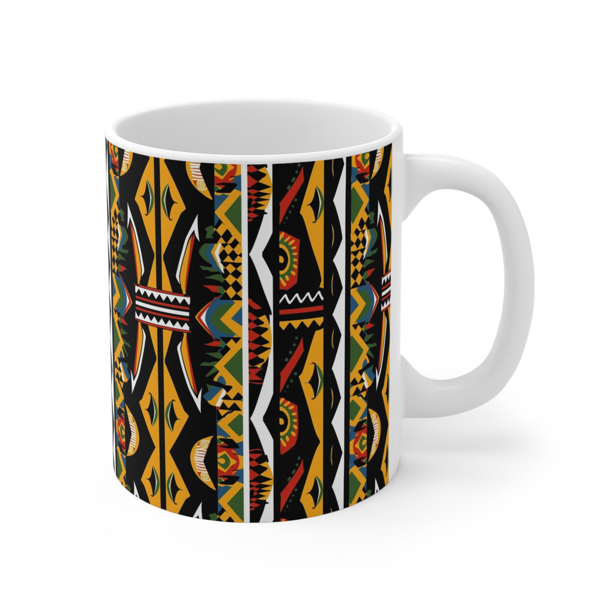 All-Over African Pattern Coffee Mug 657