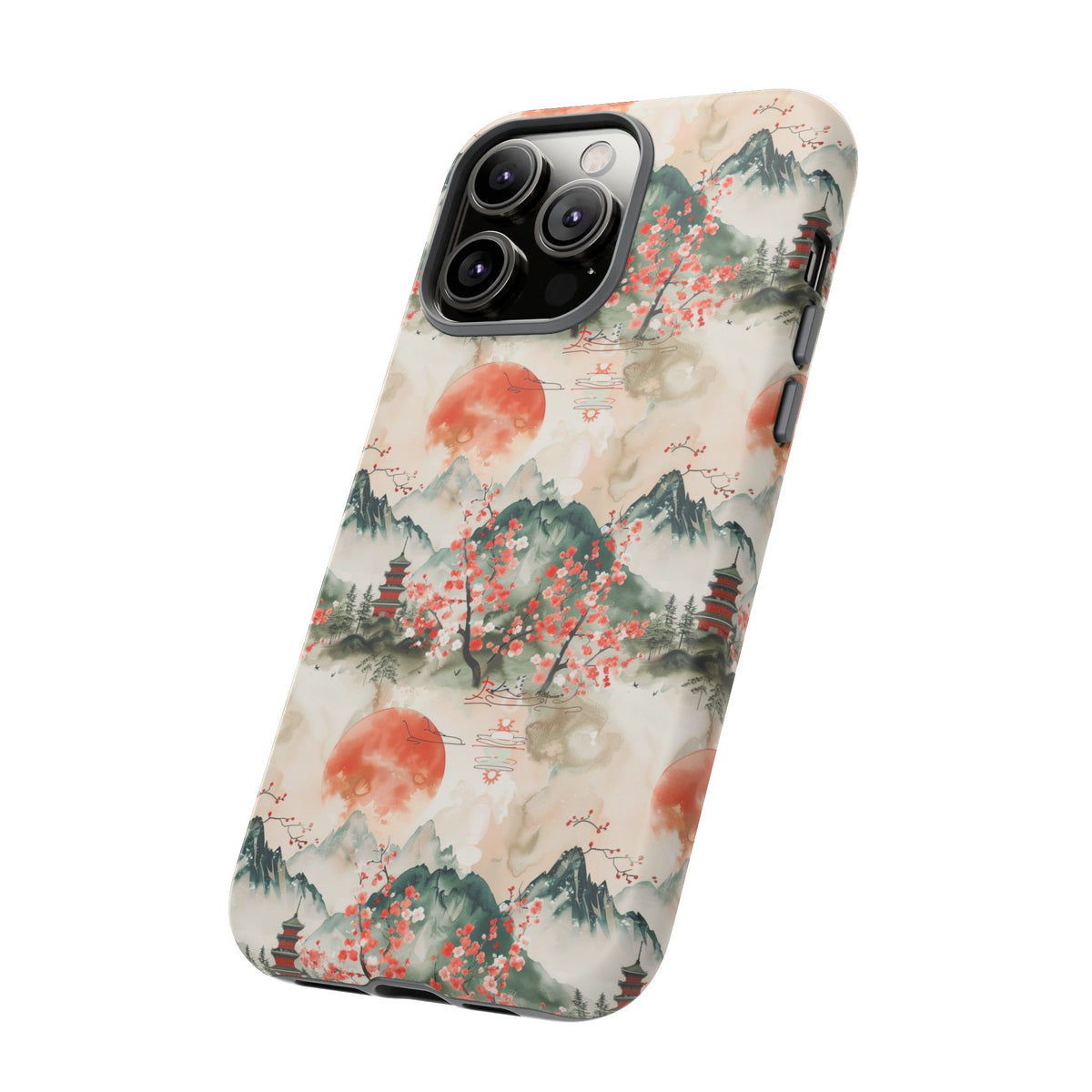 Japanese Pattern Phone Case – Elegant & Timeless Design for Your Phone 057