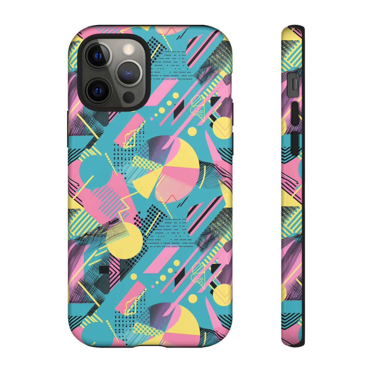 Retro 80s Seamless Phone Case – Vintage Style Meets Modern Protection 083