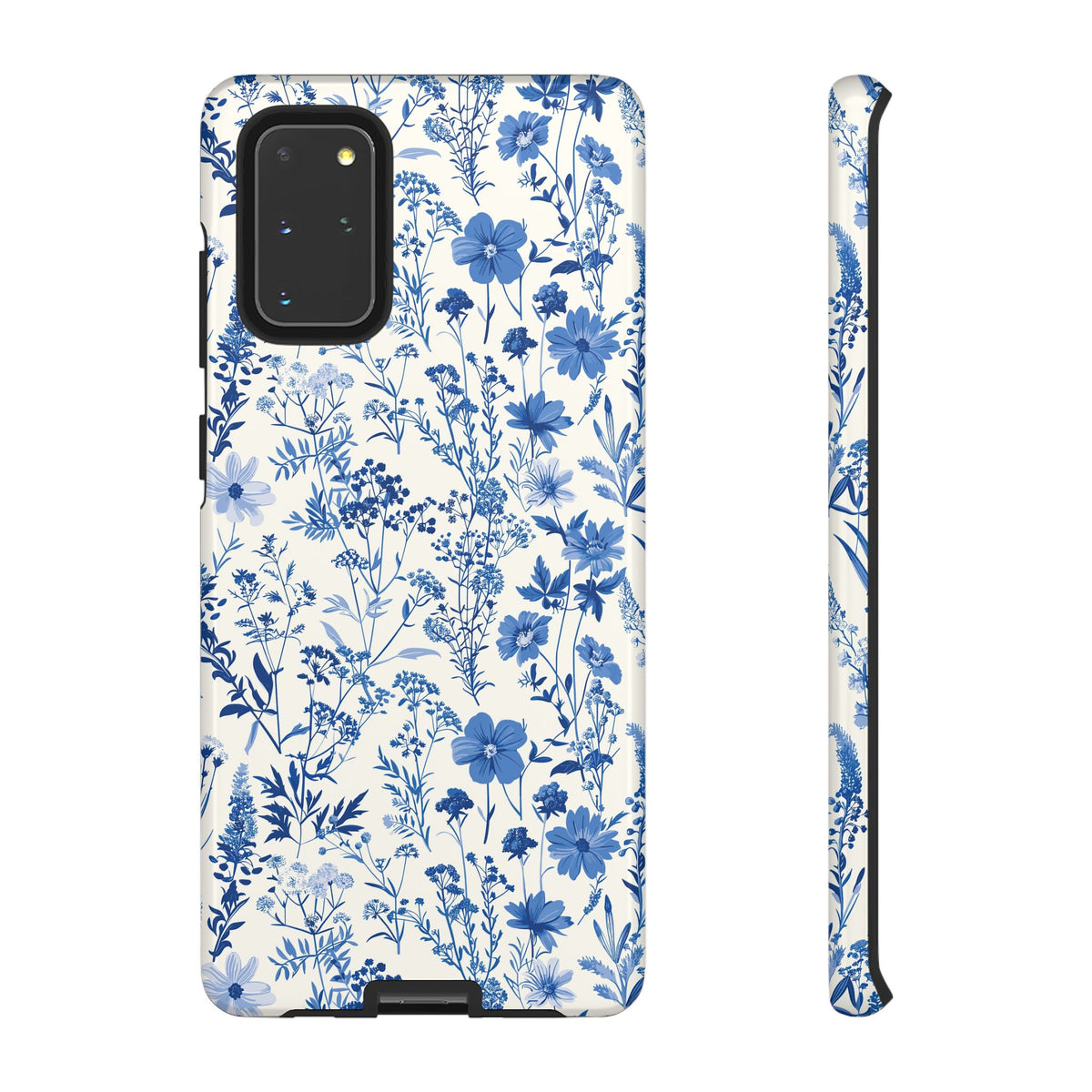 Blue French Toile Phone Case – Timeless Elegance and Classic Style