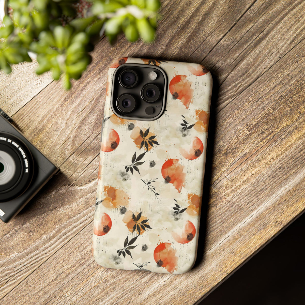 Japanese Pattern Phone Case – Elegant & Timeless Design for Your Phone 058