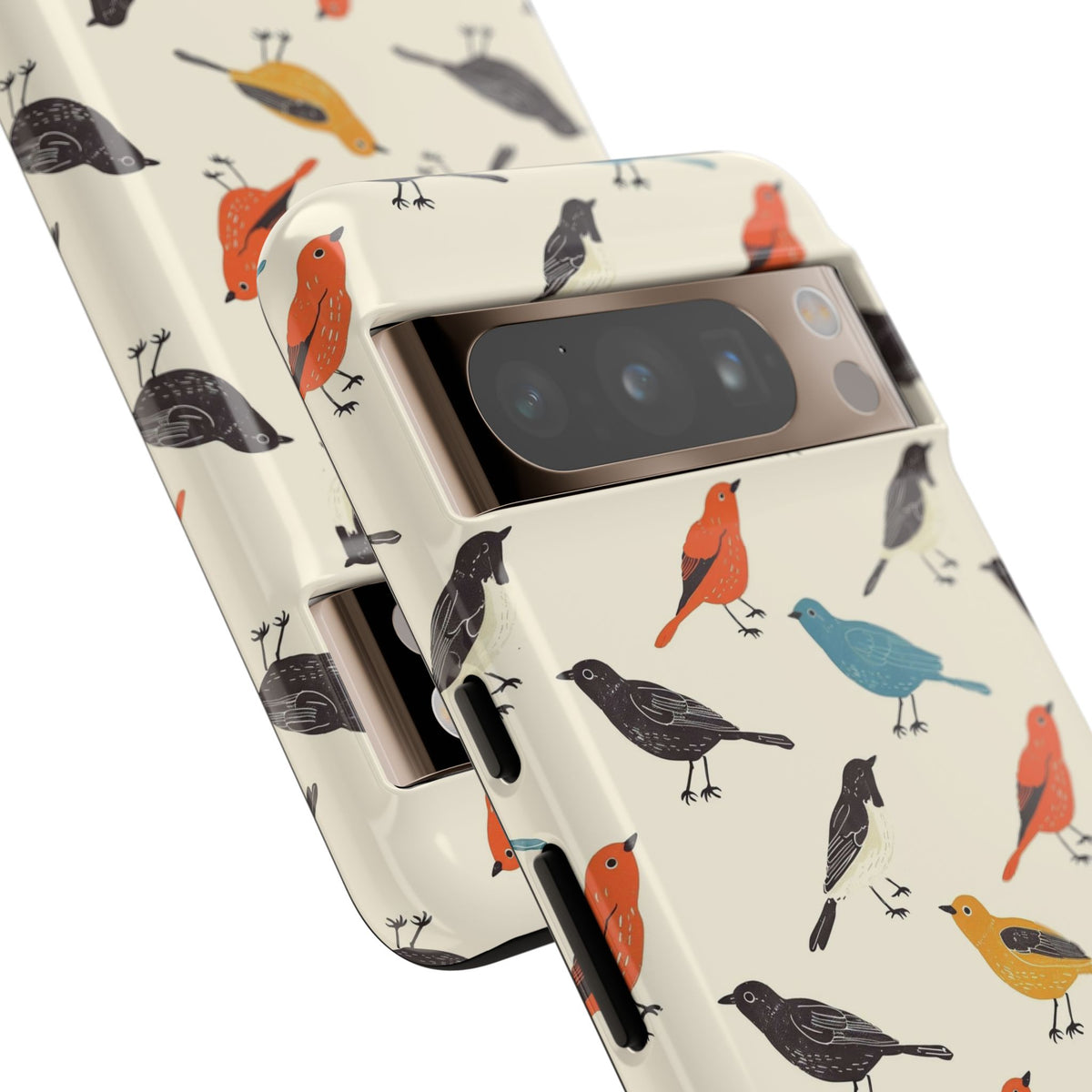 Birds Seamless Pattern Phone Case – Elegant and Timeless Avian Design 5