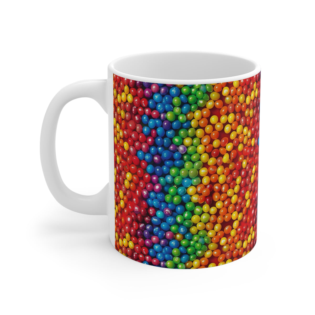 Colorful All-Over Candy Theme Coffee Mug Fun Ceramic Drinkware 152