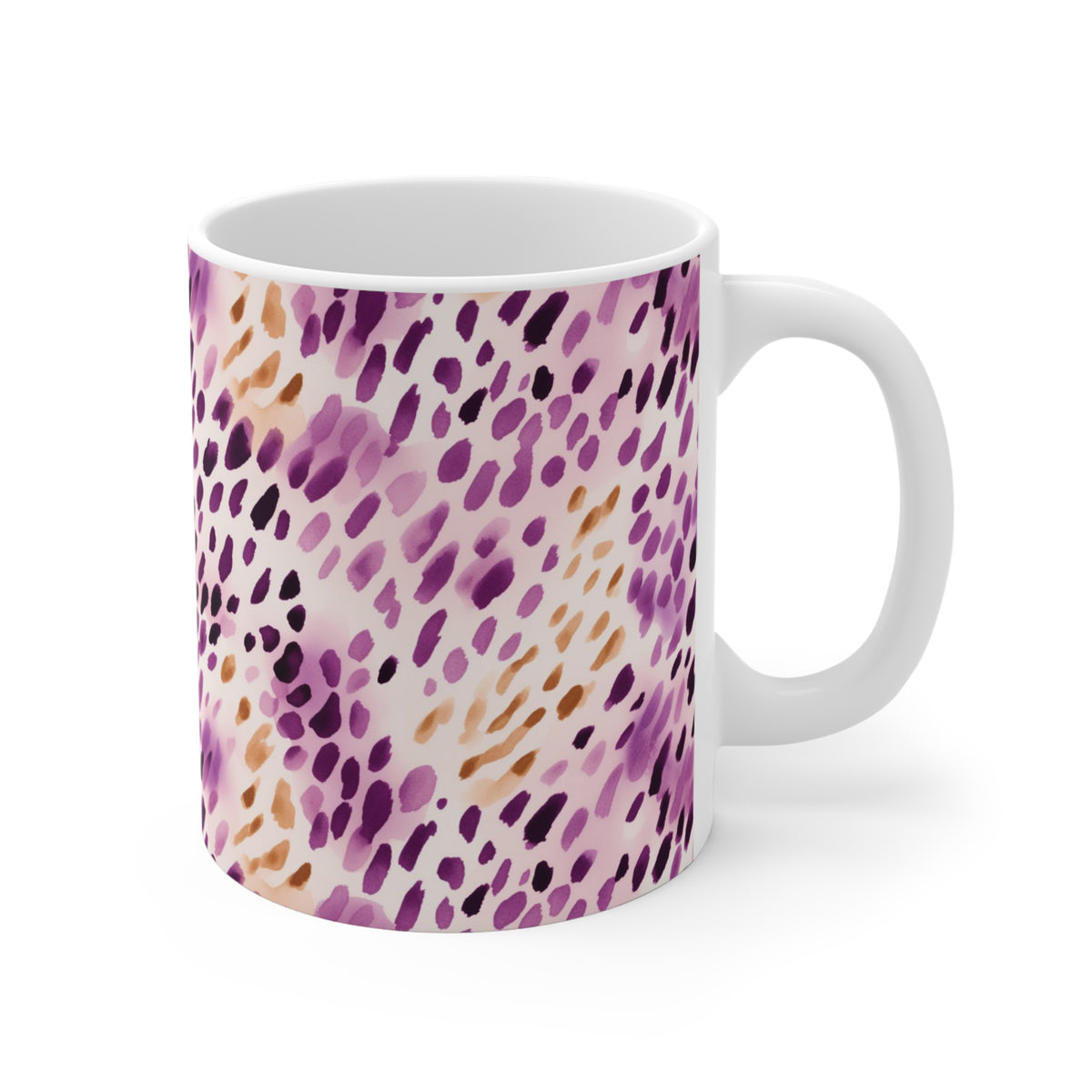 Various Watercolor Design All Over Coffee Mug – Unique Artistic Ceramic Coffee Cup 471