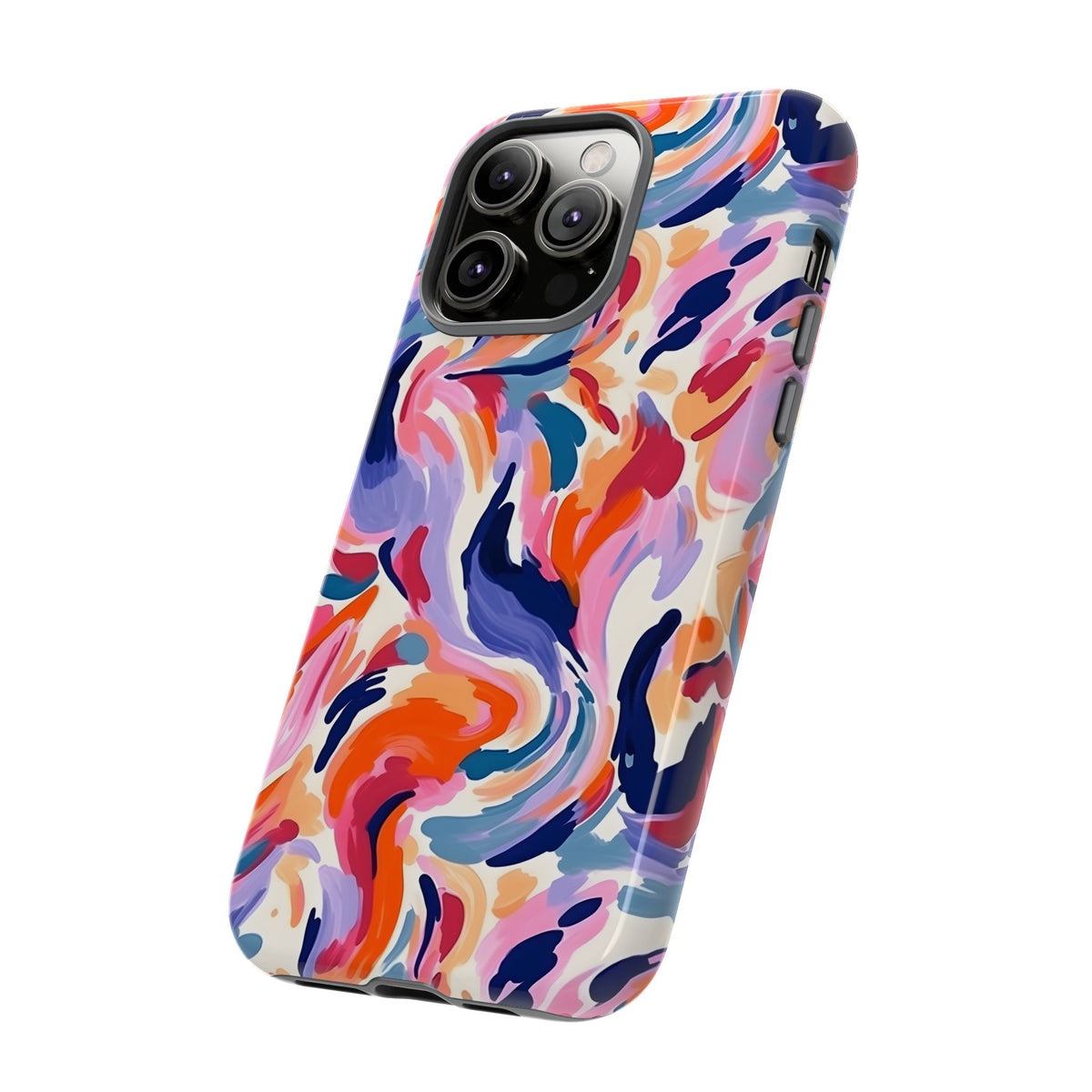 Abstract Painting Design Phone Case – Modern Art-Inspired Phone Cover 3