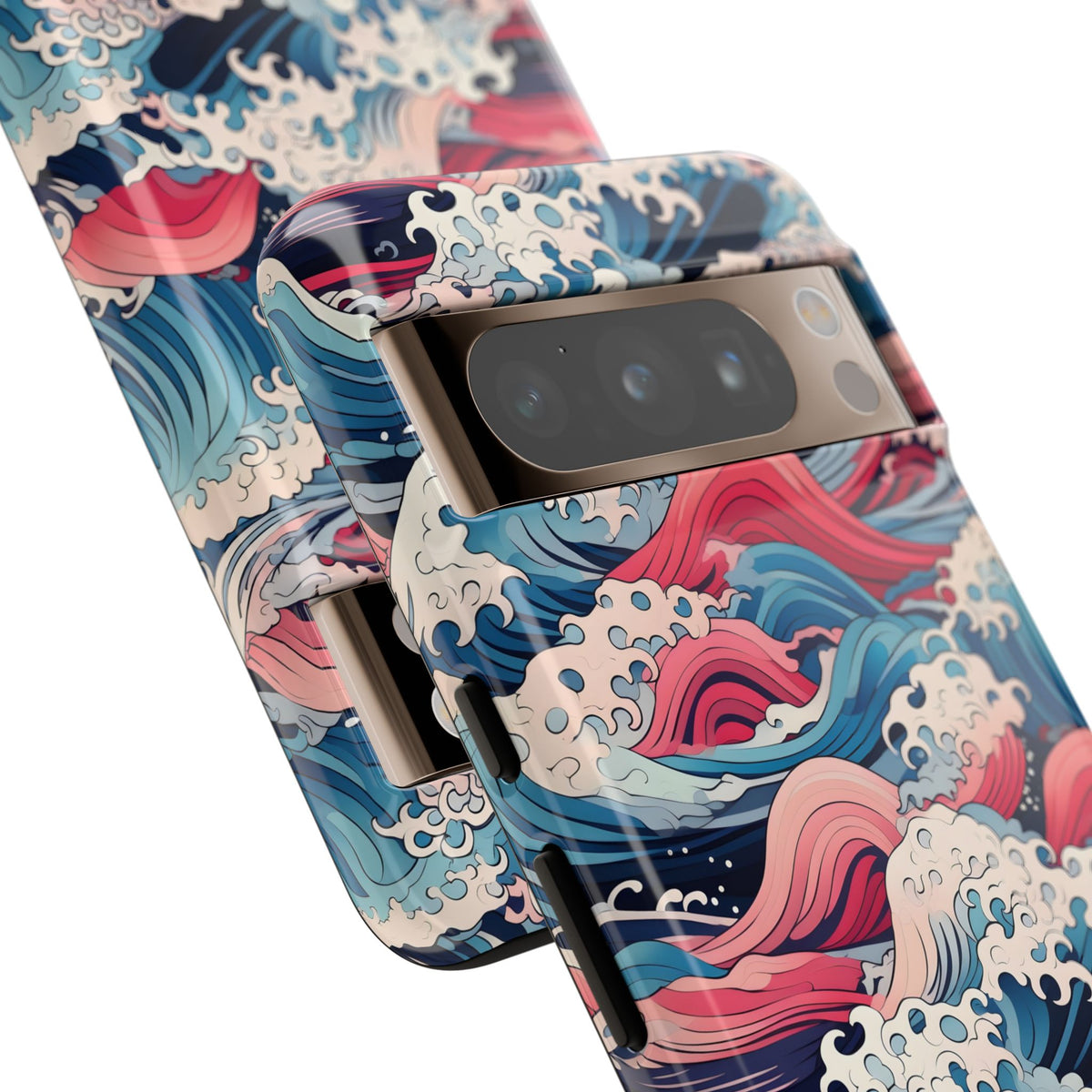 Japanese Waves Phone Case – Embrace Timeless Elegance with Classic Design 3