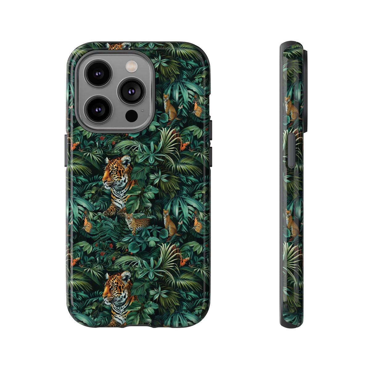 Jungle Pattern Phone Case – Exotic & Lush Design for Your Phone 326