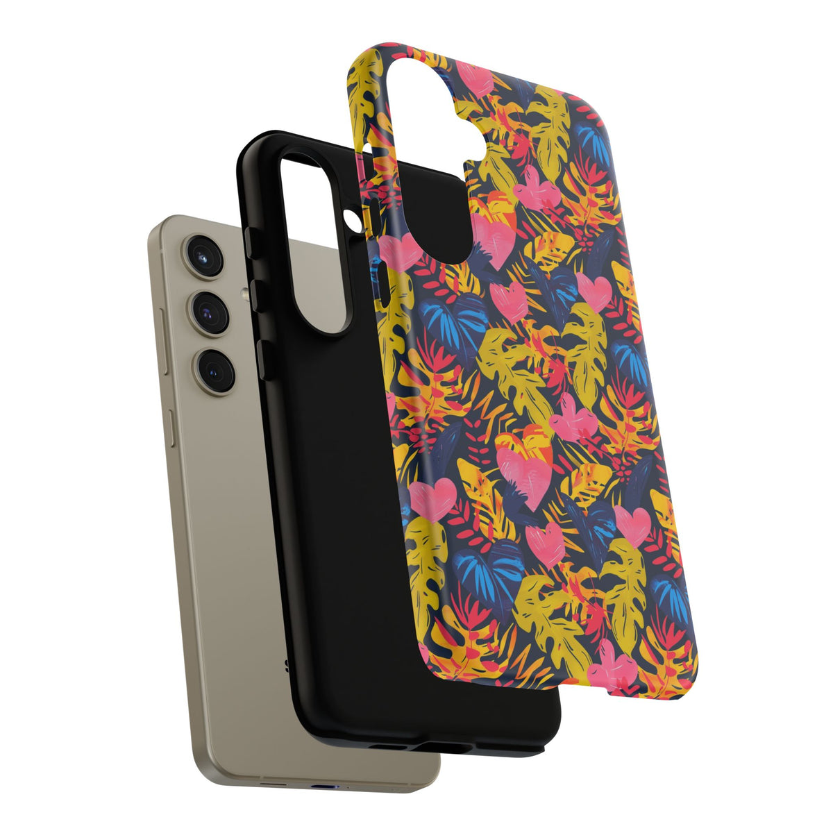 Heart Pattern Phone Case – Stylish & Loving Design for Your Device 360