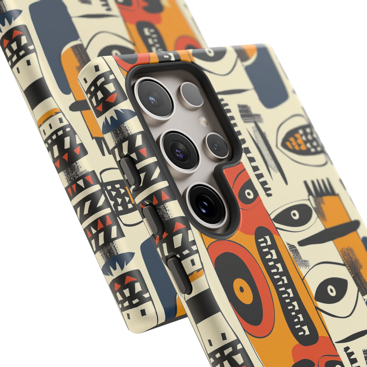 Stylish African Pattern Phone Case – Unique and Vibrant Protection 204