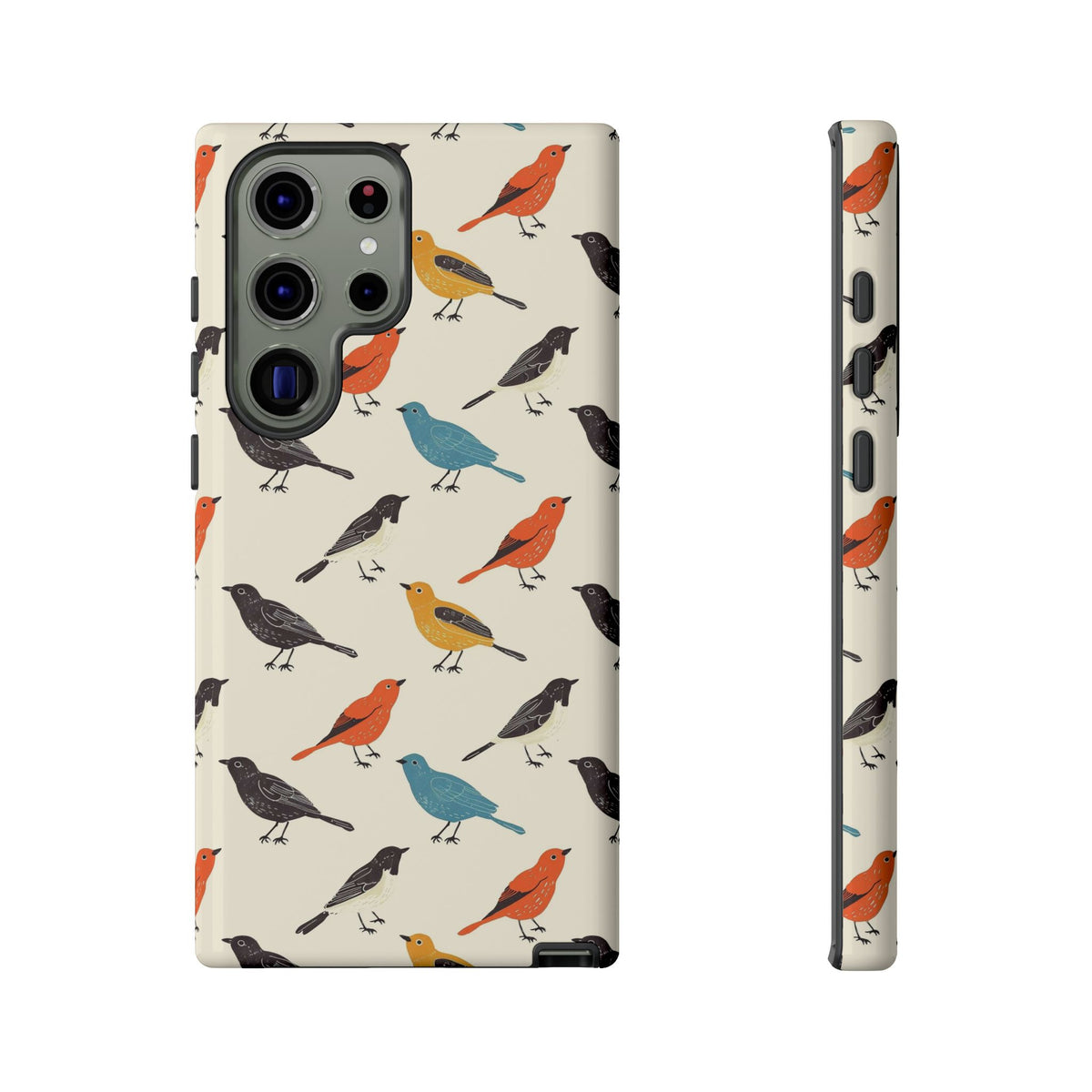 Birds Seamless Pattern Phone Case – Elegant and Timeless Avian Design 5