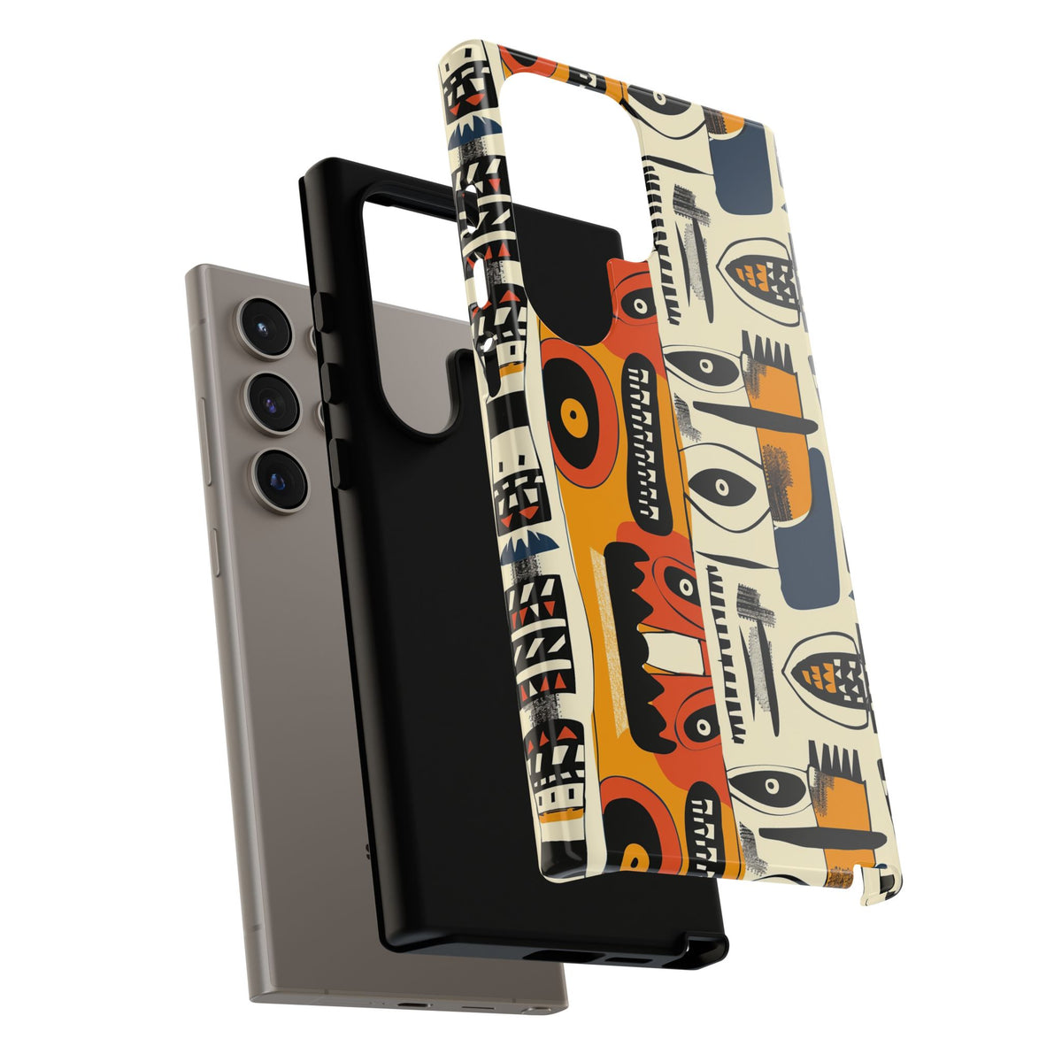 Stylish African Pattern Phone Case – Unique and Vibrant Protection 204